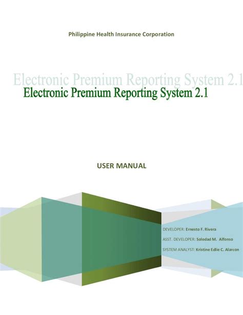 Electronic Premium Reporting System (EPRS) V2 .